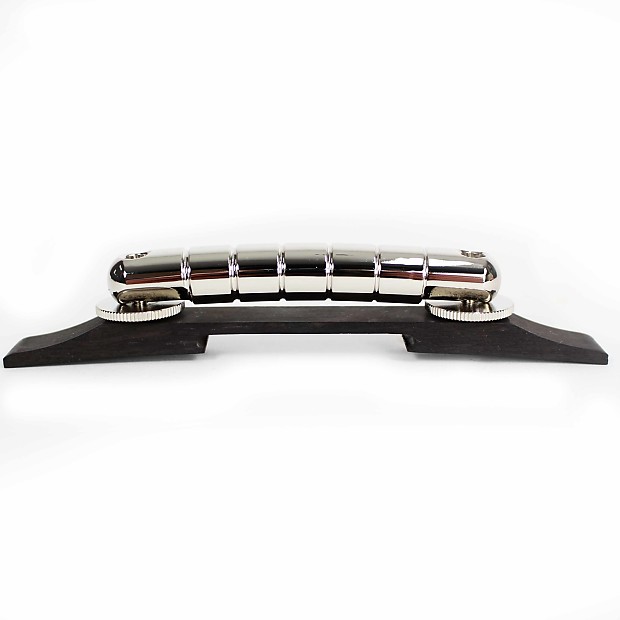Gretsch Rocking Bar Bridge Assembly Nickel with Ebony Base for Professional Series