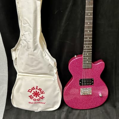 Daisy Rock Rock candy w/ Case, Amp. Orig Box - Pink sparkle image 2