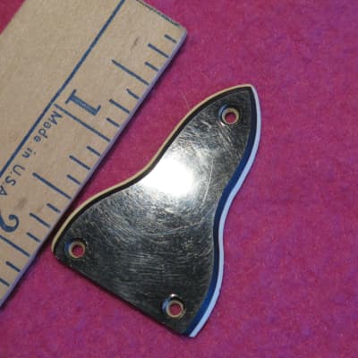 vintage 1960's triangle 2 ply truss rod cover for teisco  conrad kawaii greco ibanez norma image 5