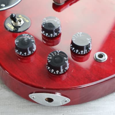 1994 Epiphone Korea (by Gibson) G-400 LH Left Handed SG (Cherry Red) image 3