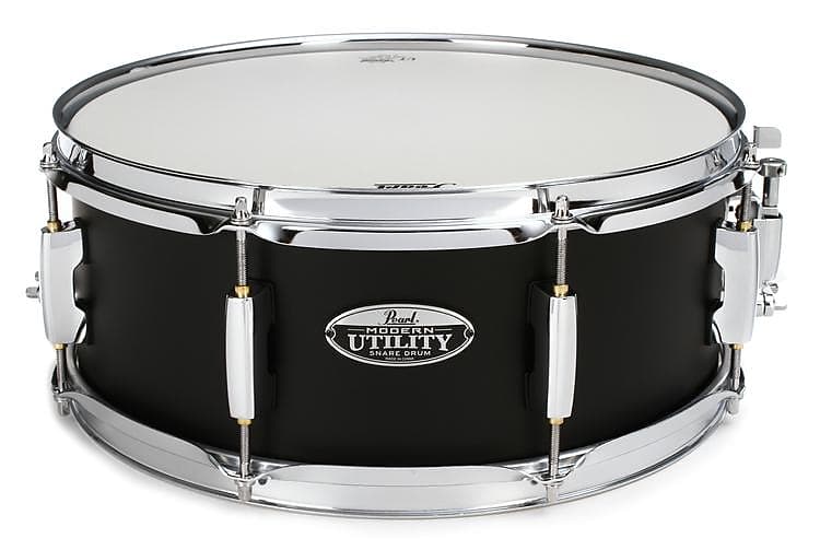 Pearl Modern Utility Snare Drum - 5.5 x 14-inch - Satin Black image 1