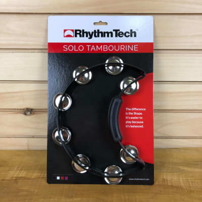 RhythmTech RT1210 SOLO Tambourine - Black image 5
