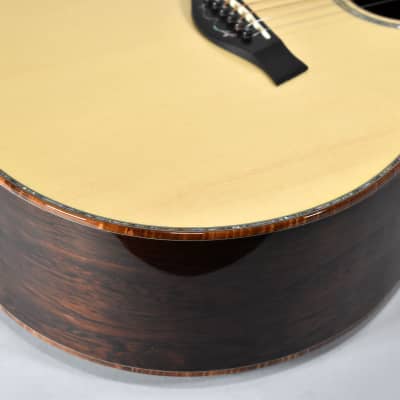 2011 Taylor Custom GO Brazilian Rosewood Natural Finish Acoustic w/OHSC image 7