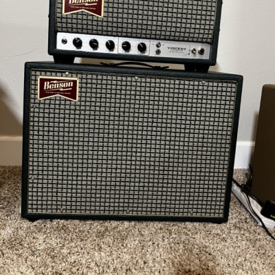 Benson Amps Vincent and OS 1x12 cab 2023 - Green Tolex for sale