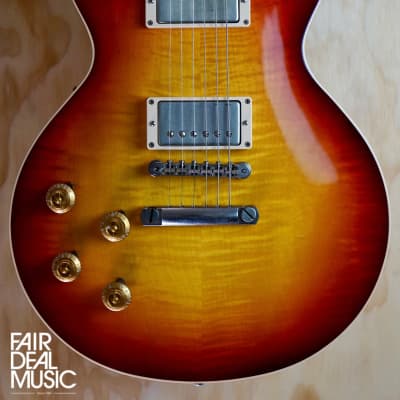 Gibson Custom Shop Left Handed '58 Les Paul '59 HP Top in Scarlett Burst, USED image 1