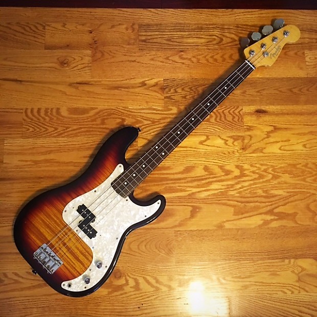Fender Foto Flame Precision Bass MIJ 1994/1995 With HSC | Reverb