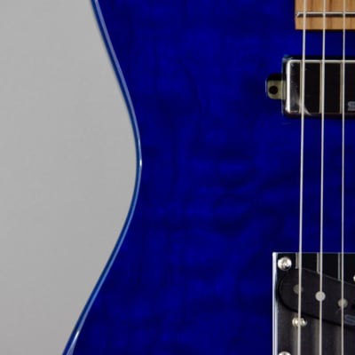 Ibanez Prestige AZS2200Q Electric Guitar w/ Case - Royal Blue Sapphire image 6