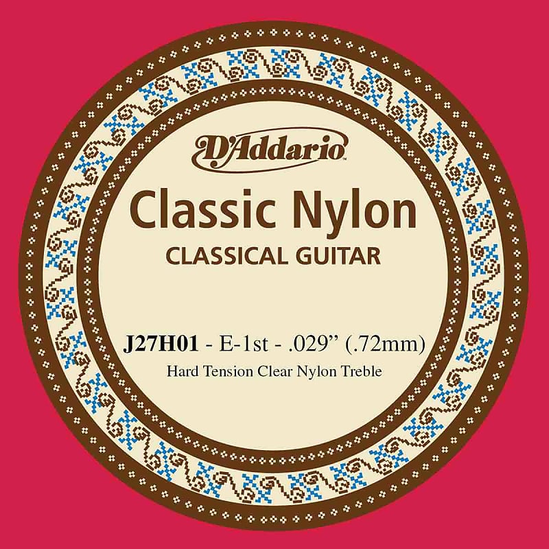 D'Addario J27H01 - Corde au détail Mi 029 guitare classique image 1
