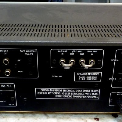 Rotel RA-713 Vintage Stereo Integrated Amplifier image 7