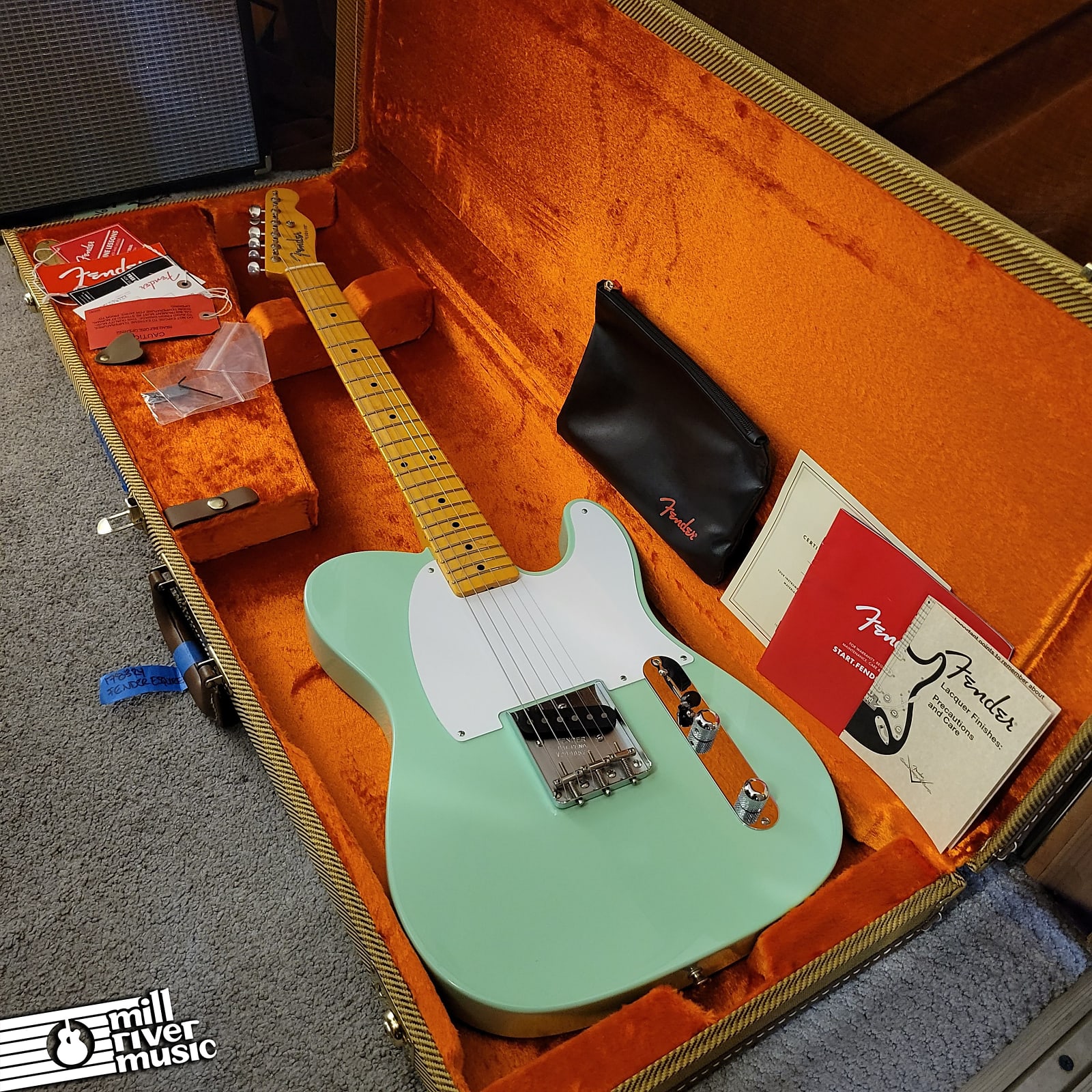 Fender 70th Anniversary Esquire Surf Green 2020 w/ OHSC Used