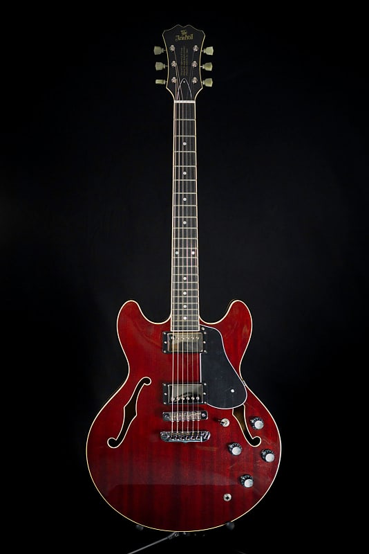 Aria TA-Domino Semi Hollow Archtop Guitar image 1