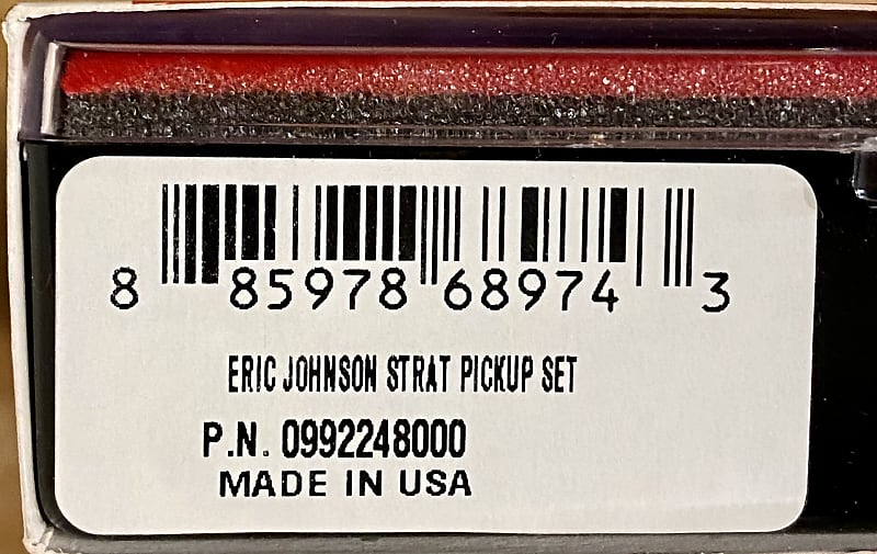 Fender 099-2248-000 Eric Johnson Stratocaster Pickup Set