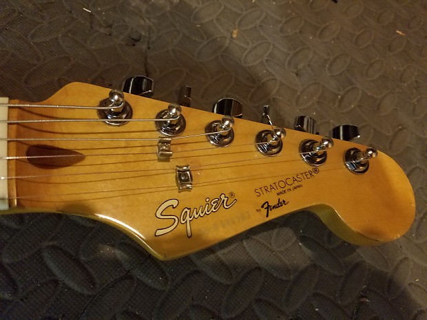Fender Squier Stratocaster Japan E Serial Number 1985 | Reverb