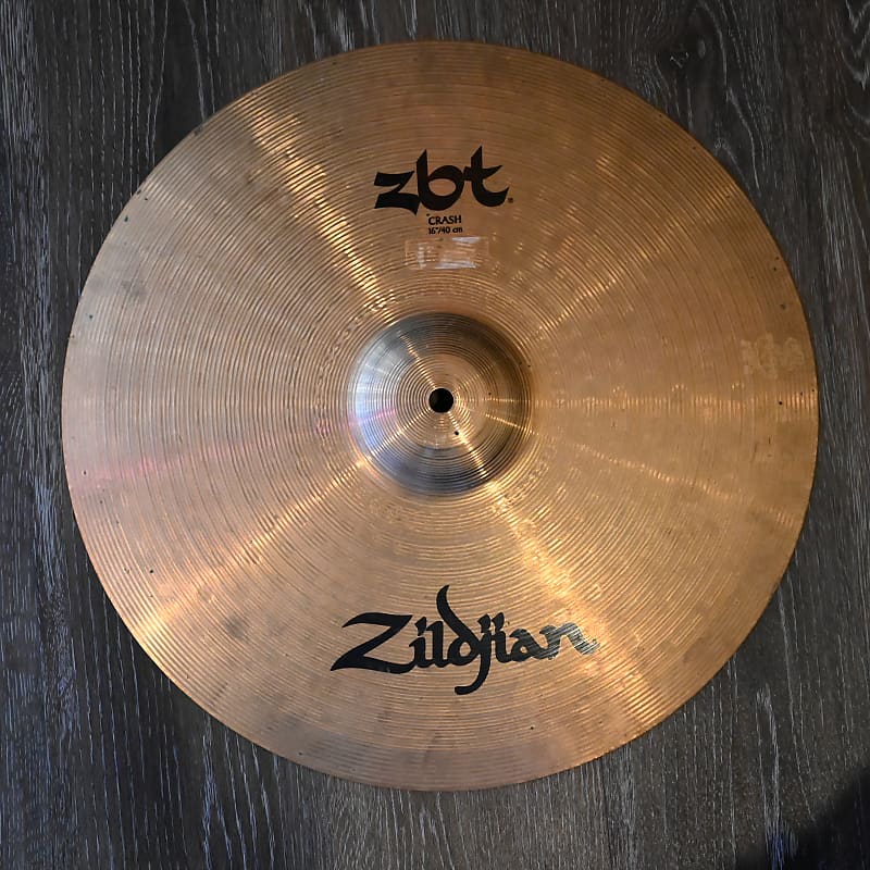 Zildjian 16" ZBT Plus Medium Thin Crash Cymbal	1998 - 2001 image 1