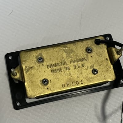 Vintage USA DiMarzio DP101 Dual Sound Black Bridge Humbucker Vintage USA DiMarzio DP101 Dual Sound Black Bridge Humbucker