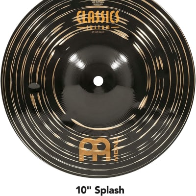 Meinl Cymbals Classics Custom Dark Crash and Effects Pack with FREE Trash Splash, CCD1068+12 image 3