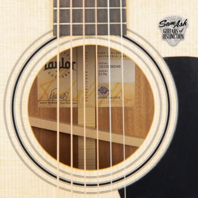 Taylor 317E GRAND PACIFIC ACOUSTIC-ELECTRIC GUITAR image 7