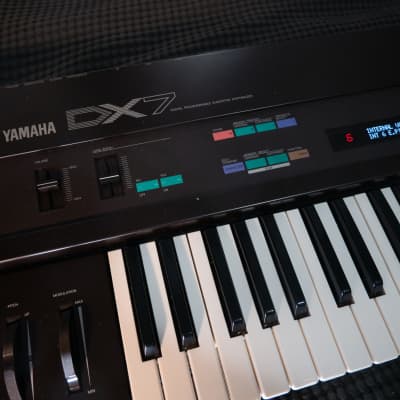 Upgraded Yamaha DX7 Programmable Algorithm Synthesizer 1983 - 1987