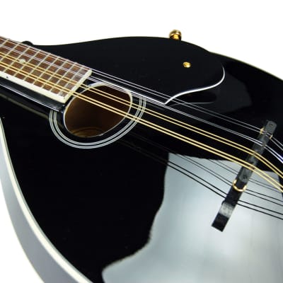Washburn M1SDLB Americana Series Solid Spruce Top Gold Hardware A-Style Mandolin w/Oval Soundhole image 2