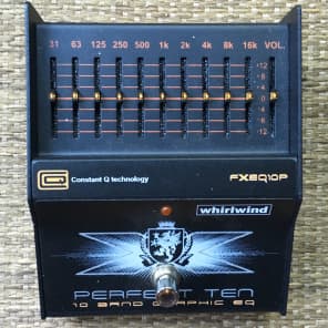 Whirlwind Perfect Ten 10 Band Graphic EQ guitar pedal | Reverb
