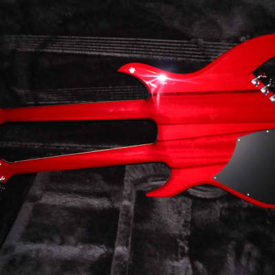 B.C. Rich Custom Shop Handmade Bich Doubleneck Guitar Trans Red image 12