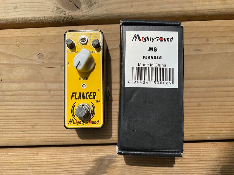 Mighty Sound Flanger M8 Yellow toggle broken but still works | Reverb