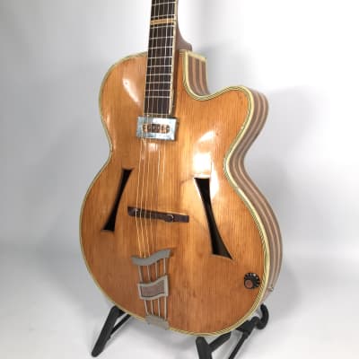 Hüttl Opus 59 archtop jazz guitar 1960s - German vintage for sale
