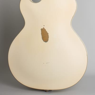 Guild  Starfire III White Thinline Hollow Body Electric Guitar (1964), ser. #28965, original black hard shell case. image 4
