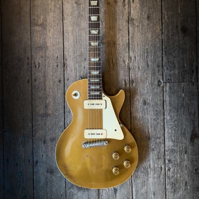 1954 Gibson Les Paul Gold Top with the original hard shell case image 2