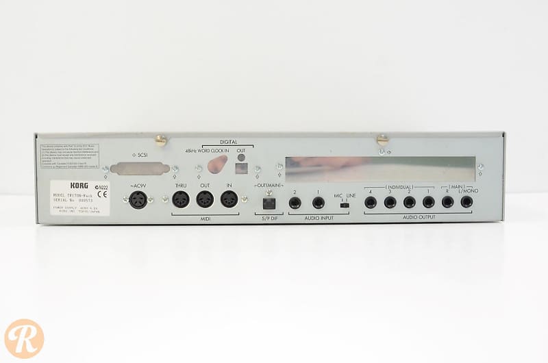 Korg Triton Rack Rackmount 60-Voice Polyphonic Workstation (2000 - 2005) image 4