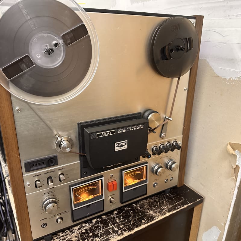 Akai 4000DB Vintage Reel-to-Reel Tape Deck - WORKS (READ) 