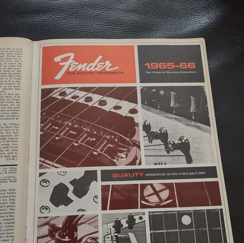 FENDER CATALOG BROCHURE 1965 JAGUAR JAZZMASTER Reverb Canada