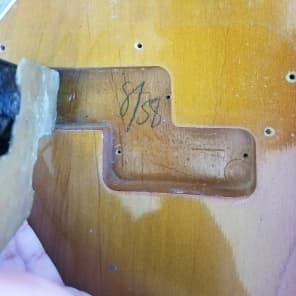 1958 Fender Precision Bass Once Owned By Guy Pratt image 22