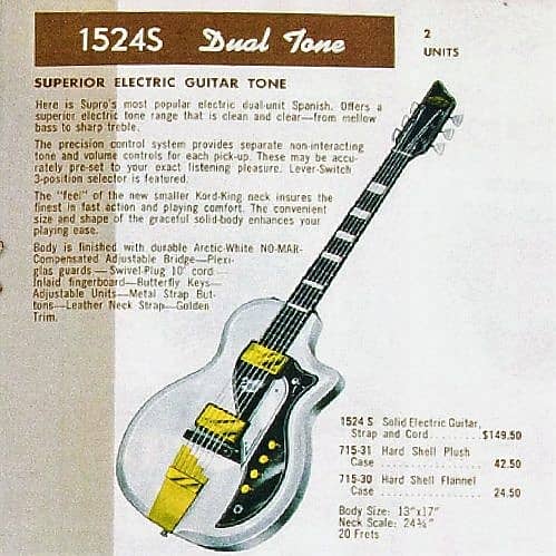 Supro Dual Tone White | Reverb