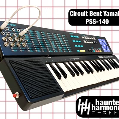 Circuit Bent Yamaha PSS-140 - Modified 80s Keyboard w/ FM Synthesis Mod, Drum Machine Functionality, & Line Out - Built by Haunted Harmonics