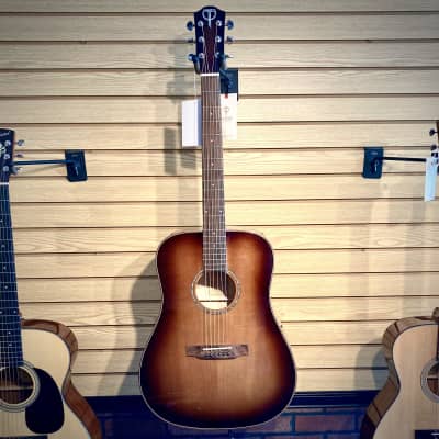 Teton DREADNOUGHT GUITAR, SOLID SPRUCE TOP, GLOSS FM HONEYBU (STS130FMGHB ) 2023 - SOLID SPRUCE TOP, GLOSS FM HONEYBU image 3