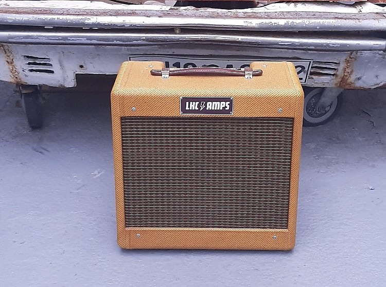 Fender 57 Champ Amplifier by LHC 5F1 Champ Clone Relic Tweed