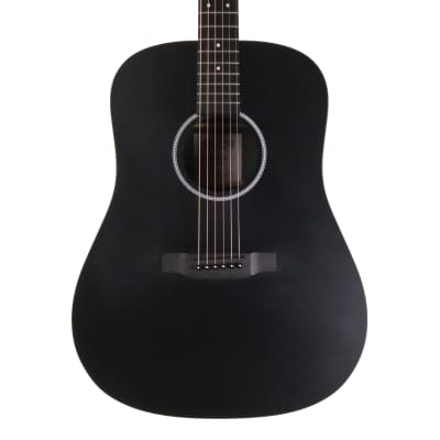 Martin D-X1E Acoustic Guitar, Black with Gig Bag for sale
