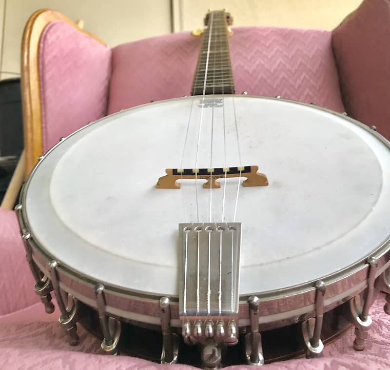 Orpheum #3  Five String Banjo Mahogany Circa 1925 image 1