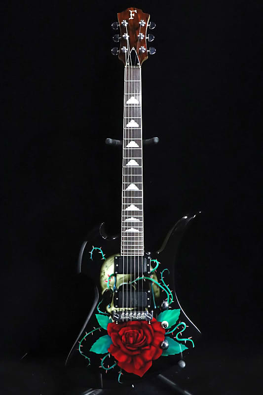 Fernandes MG-160R SKULL & ROSE GRAPHIC Skull & Rose - Shipping