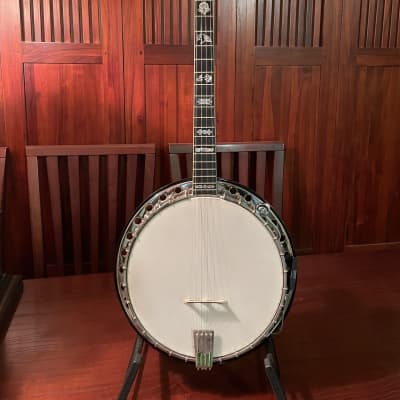 Vega Vegaphone Deluxe No. 9 Plectrum Resonator Banjo Circa 1928 for sale