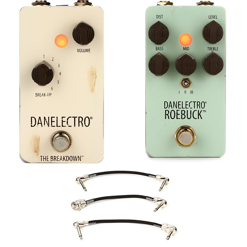 Danelectro Roebuck Distortion and The Breakdown Overdrive Pedal