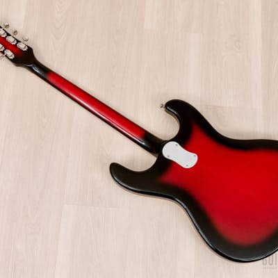 2000s Mosrite USA Ventures Model Mark I 1964 Vintage Reissue Red Sunburst w/ Vibramute, Fillmore image 13