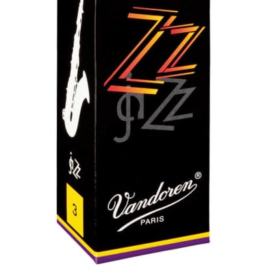 Vandoren SR423 Jazz ZZ Tenor Sax Reeds - Strength 3 (Box of 5) image 1