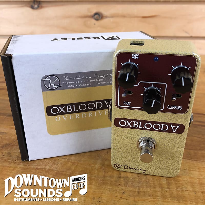 Keeley Oxblood Overdrive Pedal Reverb