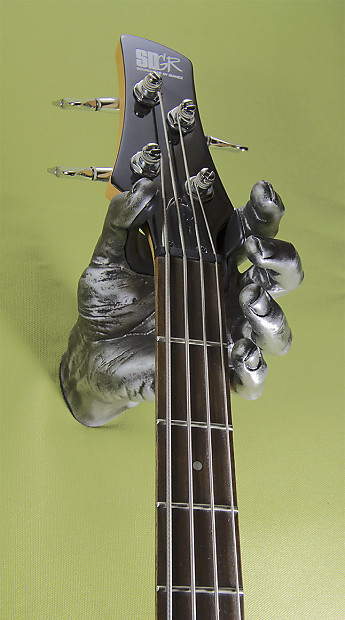 Hand shaped guitar hanger cheap