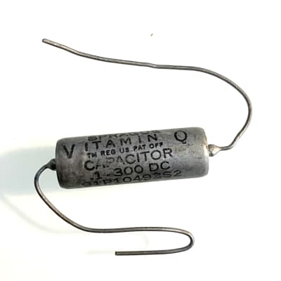 Sprague vitamin Q PIO Capacitor 0,1uF 300VDC
