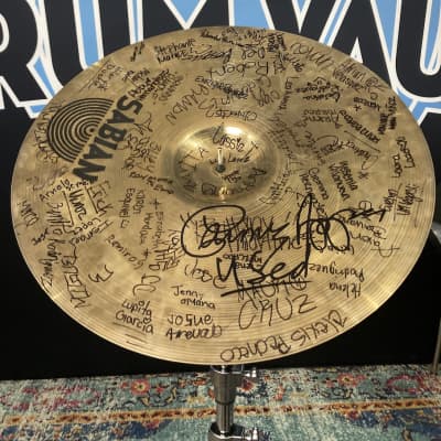 Sabian Carmine Appice's 20" Xs Rock Ride, Signed by School of Rock, Autographed (#19) image 3
