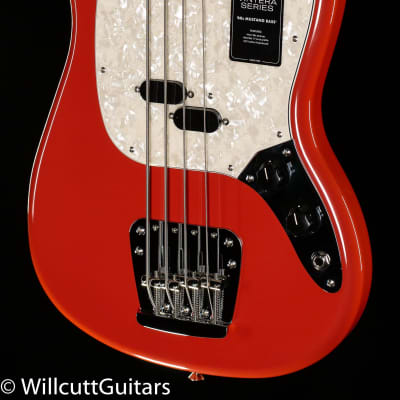 Fender Vintera '60s Mustang Bass Pau Ferro Fingerboard Fiesta Red (264) image 1