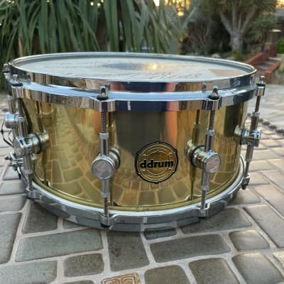 Ddrum Modern Tone 6.5x14 Brass Snare Drum - USED BY CATTLE DECAP!! image 11